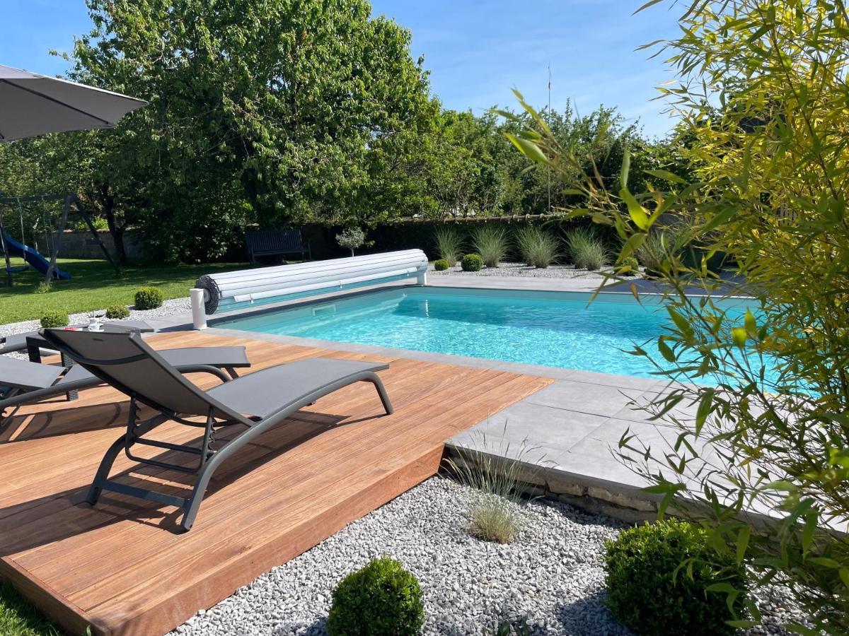 Sejour Detente - Appart'Hotel N 1 Avec Jaccuzi, Piscine Et Petit-Dejeuner Chouzelot Zewnętrze zdjęcie